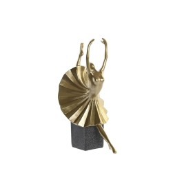 Figurine Décorative DKD Home Decor Noir Doré Résine Moderne (20 x 16 x 33,5 cm) de DKD Home Decor, Objets de décoration - Réf...