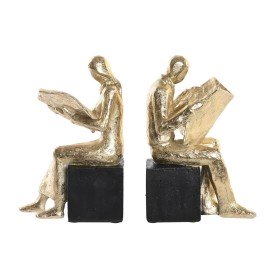 Bookend DKD Home Decor Rhinoceros Golden Resin Colonial 15 x 7,5 x 14,5 cm | Tienda24 - Global Online Shop Tienda24.eu