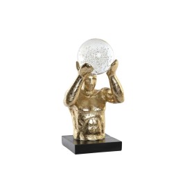 Deko-Figur DKD Home Decor Schwarz Gold Harz Herren Moderne (17 x 16 x 31,5 cm) von DKD Home Decor, Ornamente - Ref: S3039624,...