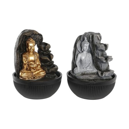 Fountain DKD Home Decor Resin Buddha Oriental 21 x 21 x 25 cm (2 Units) by DKD Home Decor, Water Spitters - Ref: S3039715, Pr...