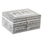 Box-Schmuckkästchen DKD Home Decor 17,5 x 13 x 8 cm Silberfarben Holz Aluminium grün von DKD Home Decor, Schmuckaufbewahrung ...