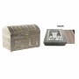 Box-Schmuckkästchen DKD Home Decor 25 x 15,5 x 18 cm Champagner Beige Holz Aluminium | Tienda24 - Global Online Shop Tienda24.eu