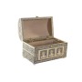 Box-Schmuckkästchen DKD Home Decor 25 x 15,5 x 18 cm Champagner Beige Holz Aluminium | Tienda24 - Global Online Shop Tienda24.eu