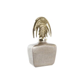 Vase Home ESPRIT Grey Golden Stoneware Abstract Modern 17 x 17 x 35 cm | Tienda24 - Global Online Shop Tienda24.eu