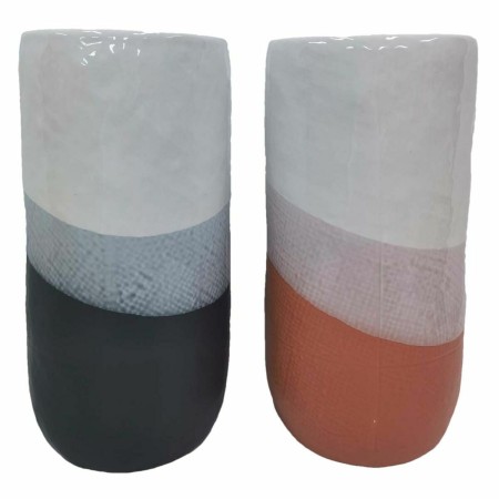 Vaso DKD Home Decor Tricolor 13 x 13 x 25 cm Dolomite (2 Unidades) | Tienda24 - Global Online Shop Tienda24.eu