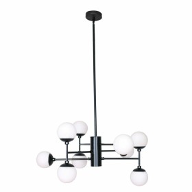 Ceiling Light DKD Home Decor Crystal Black (76.2 x 76.2 x 40.64 cm) by DKD Home Decor, Ceiling Lights - Ref: S3040023, Price:...