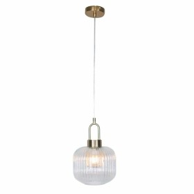 Candeeiro de teto DKD Home Decor Cristal Dourado Metal Transparente (20 x 20 x 26 cm) de DKD Home Decor, Iluminação de teto i...