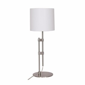 Lâmpada de mesa DKD Home Decor Prateado Metal Branco Moderno (23 x 23 x 64 cm) de DKD Home Decor, Candeeiros de mesa e de cab...