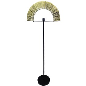 Floor Lamp DKD Home Decor Black Natural Jute Iron 50 W 220 V 56 x 26 x 152 cm by DKD Home Decor, Floor Lamps & Torchieres - R...