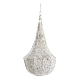 Suspension DKD Home Decor 31 x 31 x 56 cm Naturel Blanc Fer 50 W de DKD Home Decor, Plafonniers - Réf : S3040097, Prix : 74,2...