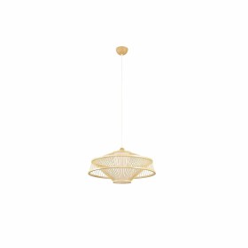 Ceiling Light DKD Home Decor Polyester Bamboo (50 x 50 x 23 cm) by DKD Home Decor, Ceiling Lights - Ref: S3040112, Price: 66,...