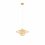 Lámpara de Techo DKD Home Decor Natural Bambú 50 W 40 x 40 x 17 cm de DKD Home Decor, Iluminación de techo de interior - Ref:...