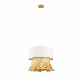 Candeeiro de teto DKD Home Decor Poliéster Bambu (40 x 40 x 39 cm) de DKD Home Decor, Iluminação de teto interior - Ref: S304...