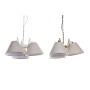 Ceiling Light DKD Home Decor 50 x 46 x 30 cm Golden Metal White 50 W (2 Units) by DKD Home Decor, Ceiling Lights - Ref: S3040...