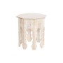 Mesa de apoio DKD Home Decor 49 x 49 x 53,5 cm Castanho Branco Madeira de mangueira | Tienda24 - Global Online Shop Tienda24.eu