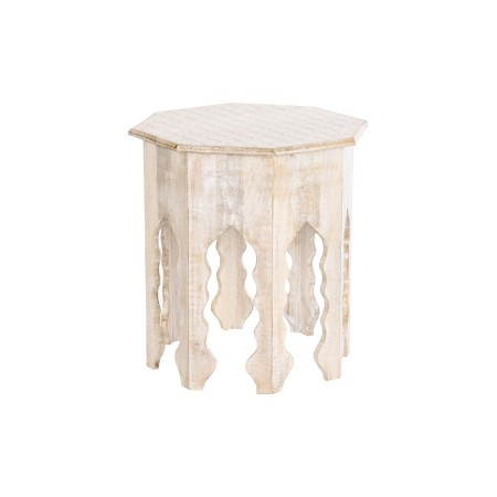 Side table DKD Home Decor 49 x 49 x 53,5 cm Brown White Mango wood by DKD Home Decor, Tables - Ref: S3040251, Price: 111,36 €...