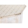 Mesa de apoio DKD Home Decor 49 x 49 x 53,5 cm Castanho Branco Madeira de mangueira | Tienda24 - Global Online Shop Tienda24.eu