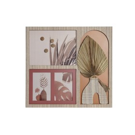 Cadre photo DKD Home Decor 43 x 1,2 x 40 cm Naturel Multicouleur Bois MDF Boho de DKD Home Decor, Cadres muraux et de table -...