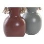 Vase DKD Home Decor 14 x 13 x 24 cm Grey Metal Terracotta (2 Units) by DKD Home Decor, Vases - Ref: S3040288, Price: 28,00 €,...