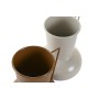 Vaso DKD Home Decor 13 x 12.5 x 17 cm Beige Metallo Arancio Senape (2 Unità) di DKD Home Decor, Vasi - Rif: S3040290, Prezzo:...