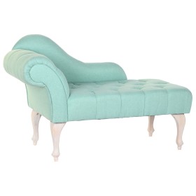 Sofá Chaise Longue DKD Home Decor 119 x 55 x 77 cm Madeira da borracha Verde de DKD Home Decor, Cadeiras - Ref: S3040338, Pre...