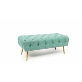 Bench DKD Home Decor Green Golden Metal 103 x 46 x 42 cm by DKD Home Decor, Chairs - Ref: S3040339, Price: 109,59 €, Discount: %