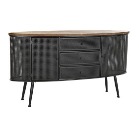 Credenza DKD Home Decor Nero Naturale Rattan Legno di mango (150 x 40 x 65 cm) | Tienda24 - Global Online Shop Tienda24.eu