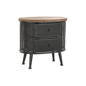 Mesa de Cabeceira DKD Home Decor Abeto Metal (53 x 35 x 51 cm) de DKD Home Decor, Mesinhas de cabeceira - Ref: S3040348, Preç...