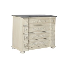 Chest of drawers DKD Home Decor 100 x 50 x 83,5 cm Grey Beige Dark grey Mango wood MDF Wood by DKD Home Decor, Chest of Drawe...