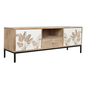 Meubles de télévision DKD Home Decor Métal Bois de manguier (140 x 40 x 50 cm) de DKD Home Decor, Tables et supports de télév...