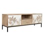 Móvel de TV DKD Home Decor Metal Madeira de mangueira (140 x 40 x 50 cm) de DKD Home Decor, Mesas e suportes para TV - Ref: S...