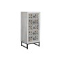 Chest of drawers DKD Home Decor White Grey Ceramic Mango wood Indian Man 45 x 35 x 107 cm | Tienda24 - Global Online Shop Tienda24.eu