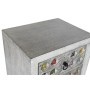 Chest of drawers DKD Home Decor White Grey Ceramic Mango wood Indian Man 45 x 35 x 107 cm | Tienda24 - Global Online Shop Tienda24.eu