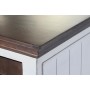 Aparador DKD Home Decor Blanco Marrón oscuro Madera de mango (180 x 46 x 83 cm) de DKD Home Decor, Armarios y aparadores - Re...