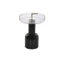 Table d'appoint DKD Home Decor Verre Noir Transparent Fer 41 x 41 x 57 cm | Tienda24 - Global Online Shop Tienda24.eu