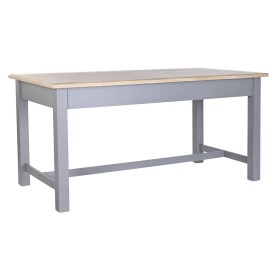 Table de Salle à Manger DKD Home Decor Gris Naturel Bois Bois de paulownia Bois MDF 161.5 x 81.5 x 78 cm 161,5 x 81,5 x 78 cm...