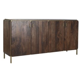 Credenza DKD Home Decor Marrone Acciaio Legno di mango 160 x 40 x 81 cm di DKD Home Decor, Credenze e buffet - Rif: S3040498,...