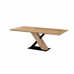 Dining Table DKD Home Decor Natural Metal Acacia 200 x 100 x 76 cm by DKD Home Decor, Dining Tables - Ref: S3040507, Price: 6...