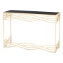 Consola DKD Home Decor Cristal Negro Dorado Metal (120 x 40 x 80 cm) de DKD Home Decor, Mesas - Ref: S3040544, Precio: 169,11...