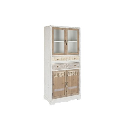 Schrank DKD Home Decor Weiß natürlich Kristall Tanne 86 x 40 x 180 cm 80 x 42 x 180 cm von DKD Home Decor, Buffets - Ref: S30...