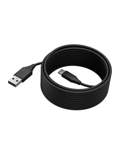 USB A to USB C Cable Equip 12888107 Black 1 m | Tienda24 Tienda24.eu