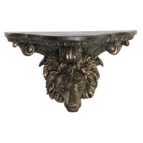 Etagère DKD Home Decor Doré Lion Résine (36,5 x 16,5 x 21 cm) de DKD Home Decor, Étagères murales - Réf : S3040612, Prix : 34...