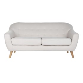 Sofa DKD Home Decor natürlich Polyester Kautschukholz Creme (172 x 82 x 82 cm) von DKD Home Decor, Sofas - Ref: S3040666, Pre...