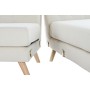 Sofá Chaise Longue DKD Home Decor Crema Madera de caucho 226 x 144 x 84 cm de DKD Home Decor, Sillas - Ref: S3040667, Precio:...