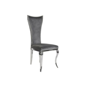 Chaise de Salle à Manger DKD Home Decor 48 x 51 x 110 cm Argenté Gris de DKD Home Decor, Chaises - Réf : S3040678, Prix : 220...