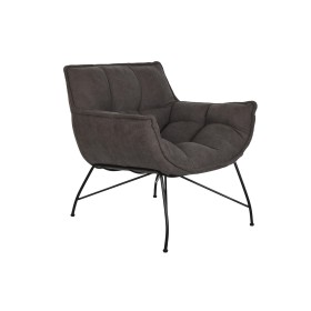 Siège DKD Home Decor Gris Métal 80 x 75 x 82 cm de DKD Home Decor, Chaises - Réf : S3040708, Prix : 246,49 €, Remise : %