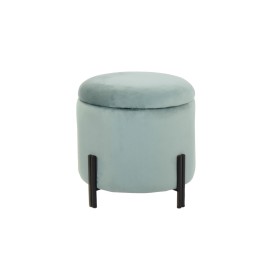 Repousa pés DKD Home Decor Verde Madeira MDF Veludo 70 x 70 x 42 cm | Tienda24 - Global Online Shop Tienda24.eu