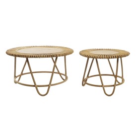 Tavolino da Caffè Alexandra House Living Marrone Legno 85 x 45 x 85 cm | Tienda24 - Global Online Shop Tienda24.eu