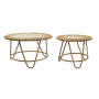 Set of 2 tables DKD Home Decor Light brown 80 x 80 x 47 cm 80 x 80 x 45,5 cm by DKD Home Decor, Tables - Ref: S3040721, Price...