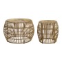 Juego de 2 mesas DKD Home Decor Marrón claro 70 x 70 x 50 cm de DKD Home Decor, Mesas - Ref: S3040722, Precio: 219,12 €, Desc...